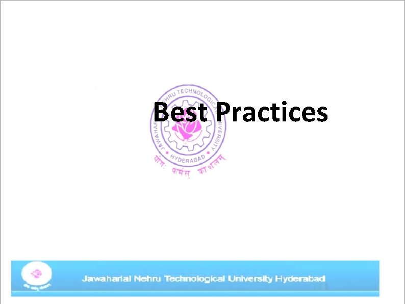 Best Practices 