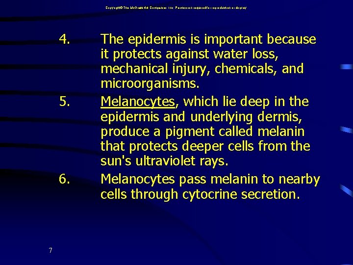 Copyright The Mc. Graw-Hill Companies, Inc. Permission required for reproduction or display. 4. 5.