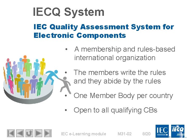 IECQ System IEC Quality Assessment System for Electronic Components • A membership and rules-based