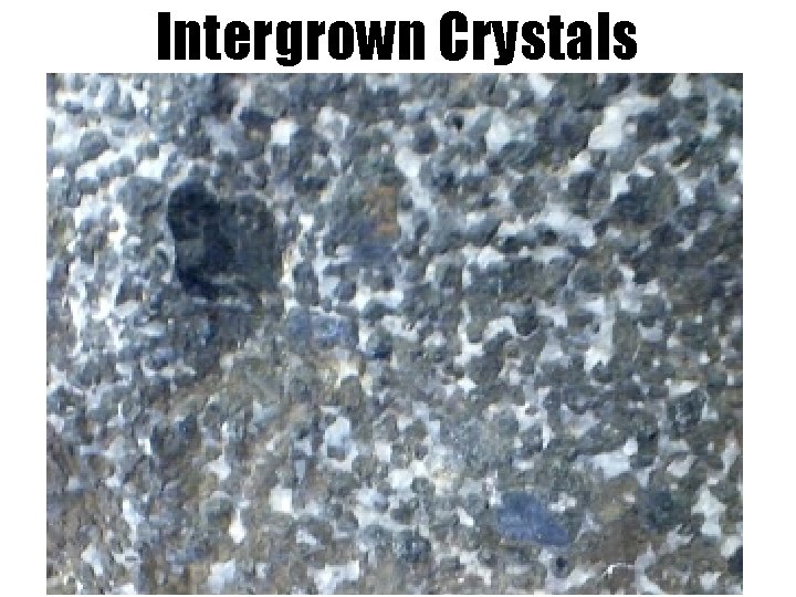 Intergrown Crystals 