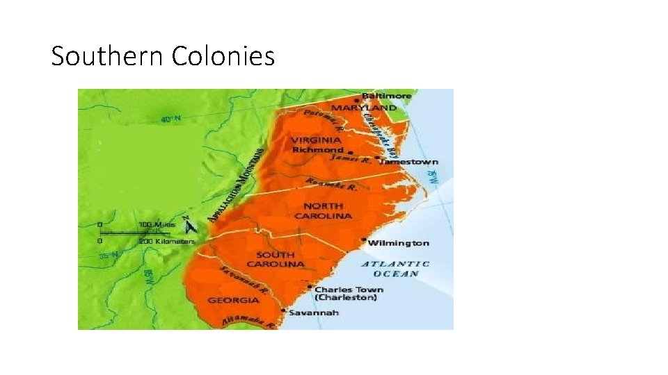 Southern Colonies 