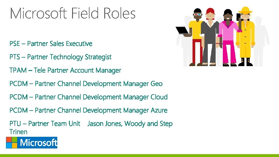 Microsoft Field Roles Microsoft Field Roles