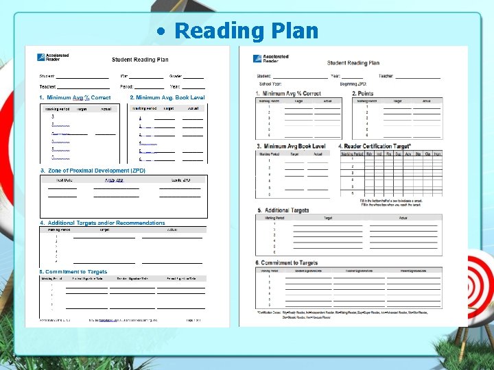  • Reading Plan 