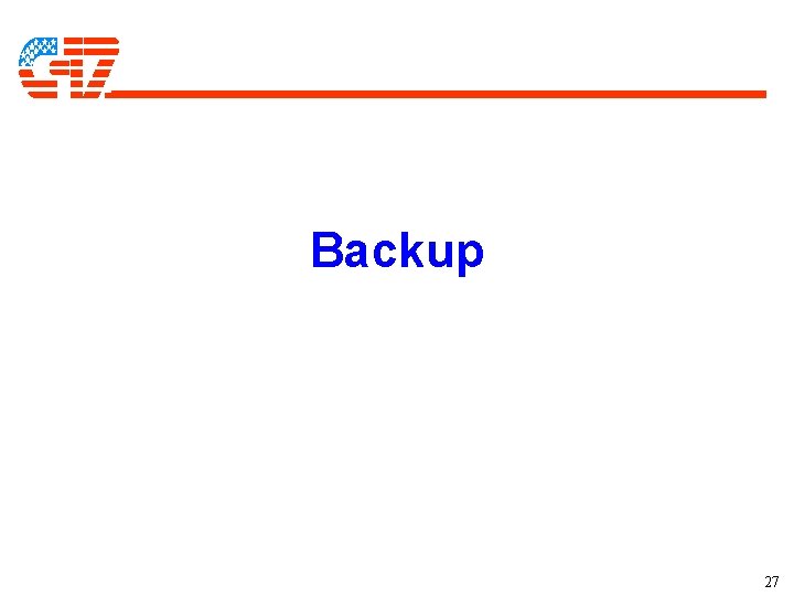Backup 27 Backup 27
