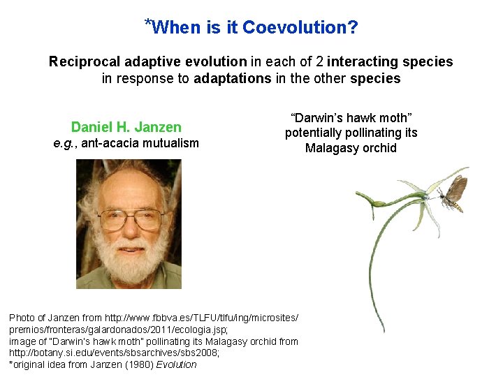 *When is it Coevolution? Reciprocal adaptive evolution in each of 2 interacting species in