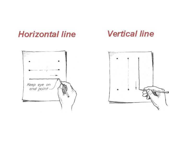 Horizontal line Vertical line 
