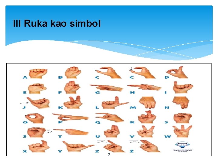 III Ruka kao simbol 7 