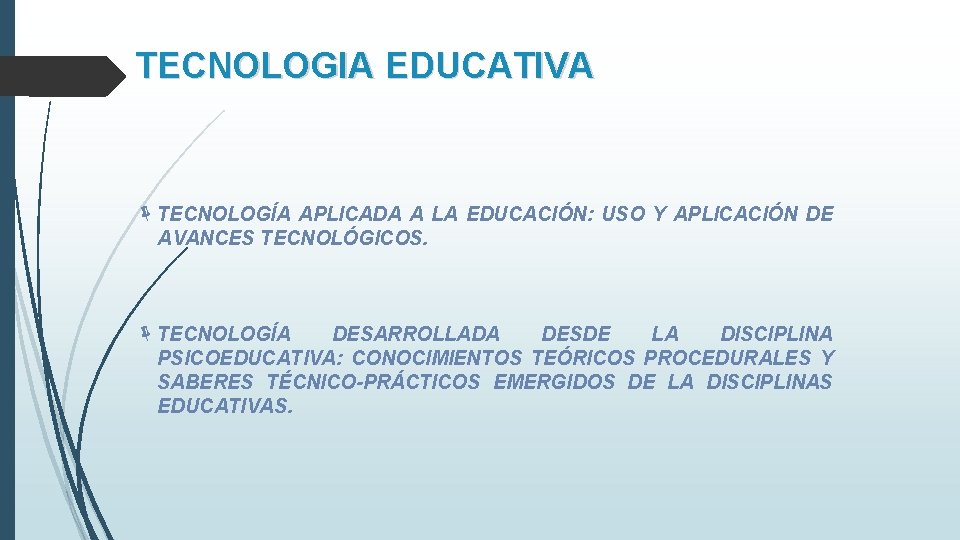 TECNOLOGIA EDUCATIVA TECNOLOGÍA APLICADA A LA EDUCACIÓN: USO Y APLICACIÓN DE AVANCES TECNOLÓGICOS. TECNOLOGÍA TECNOLOGIA EDUCATIVA TECNOLOGÍA APLICADA A LA EDUCACIÓN: USO Y APLICACIÓN DE AVANCES TECNOLÓGICOS. TECNOLOGÍA