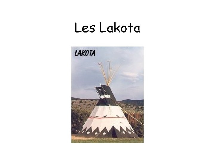 Les Lakota 