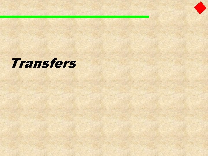 Transfers 