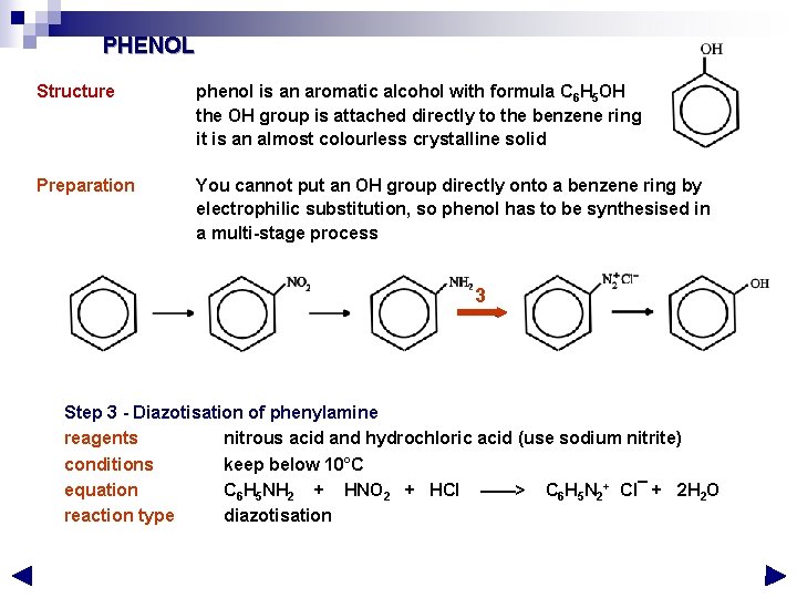 PHENOL Structure phenol is an aromatic alcohol with formula C 6 H 5 OH