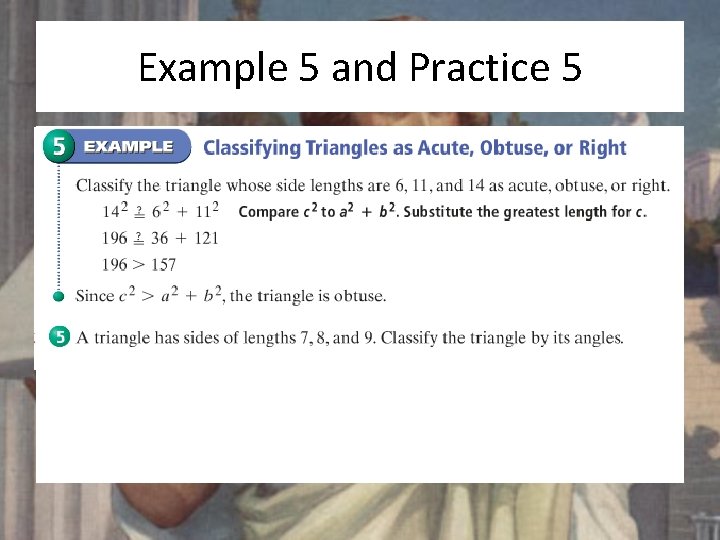 Example 5 and Practice 5 Example 5 and Practice 5