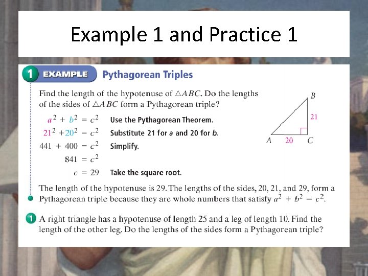 Example 1 and Practice 1 Example 1 and Practice 1