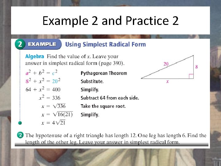 Example 2 and Practice 2 Example 2 and Practice 2