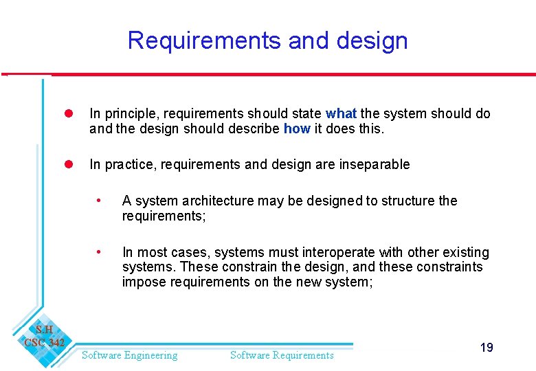 Software Engineering CSC 342 Chapter 3 Software Requirements
