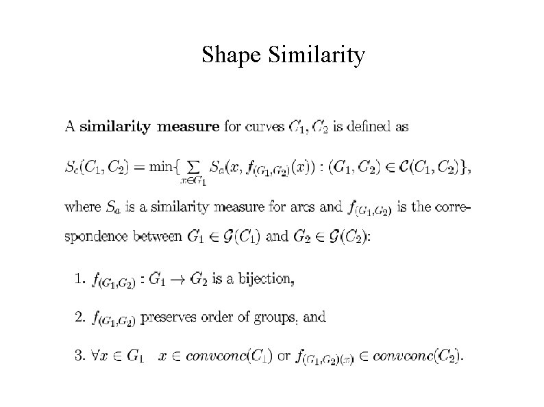 Shape Similarity 