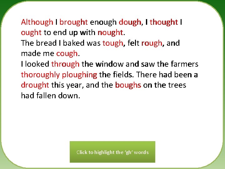 Although I brought enough dough, I thought I ought to end up with nought.