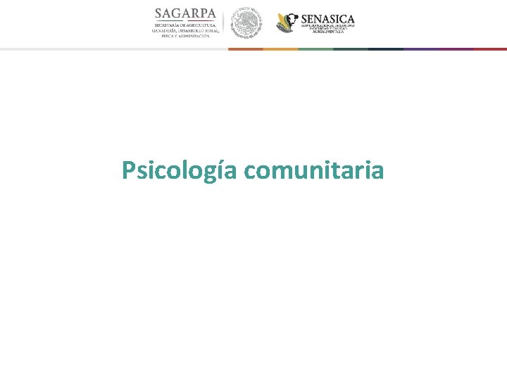 Psicología comunitaria 