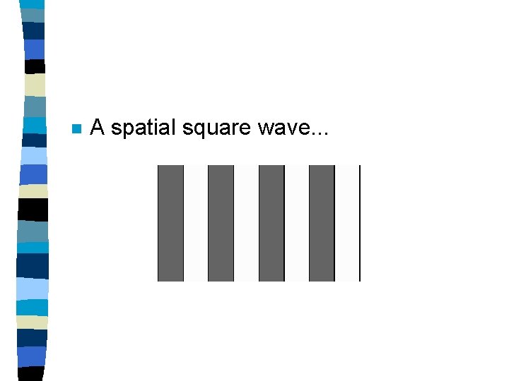 n A spatial square wave. . . 