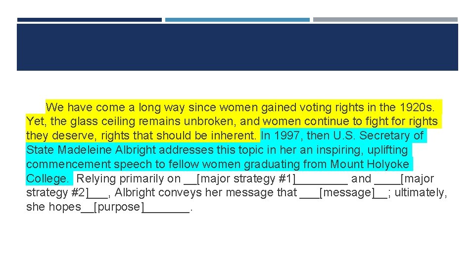 We have come a long way since women gained voting rights in the 1920