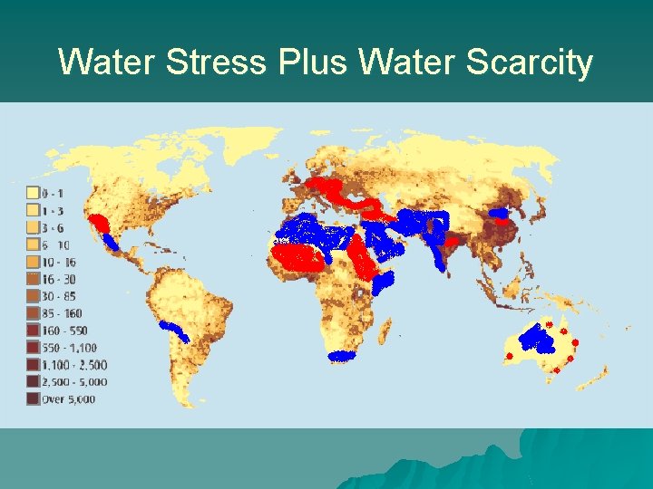 Water Stress Plus Water Scarcity 