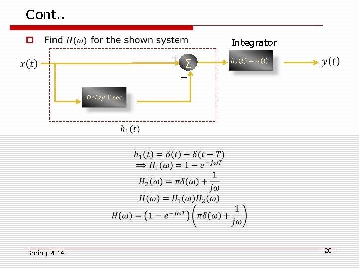 Lecture 20 EE 221 Signals Analysis and Systems
