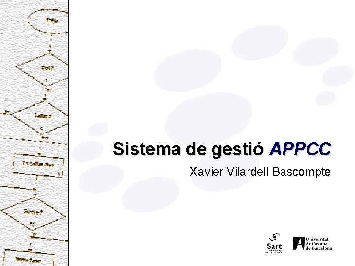 Sistema de gestió APPCC Xavier Vilardell Bascompte 