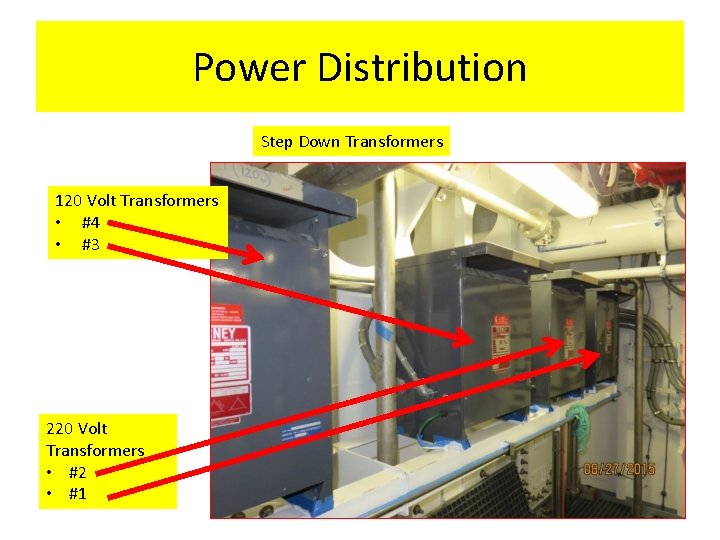 Power Distribution Step Down Transformers 120 Volt Transformers • #4 • #3 220 Volt