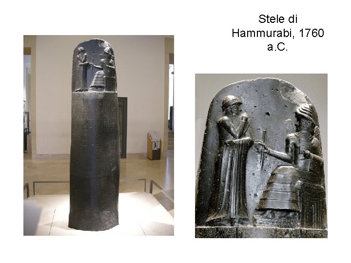 Stele di Hammurabi, 1760 a. C. 