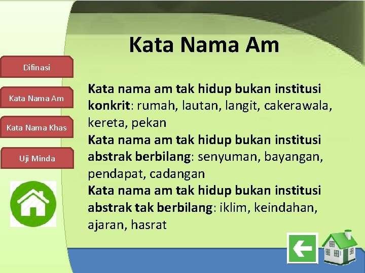 Kata Nama Am Difinasi Kata Nama Am Kata Nama Khas Uji Minda Kata nama