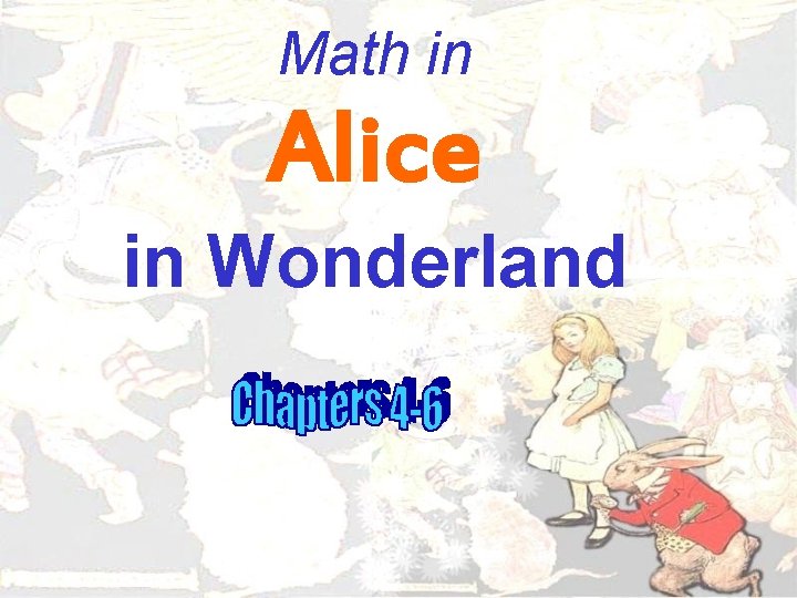 Math in Alice in Wonderland 