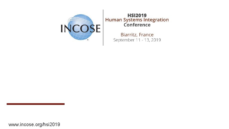 www. incose. org/hsi 2019 