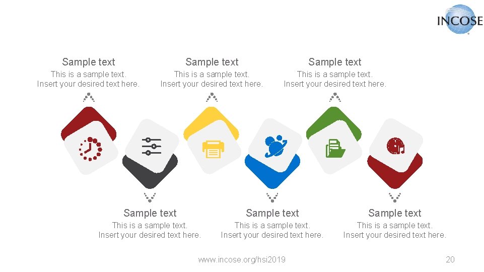 Sample text Sample text This is a sample text. Insert your desired text here.