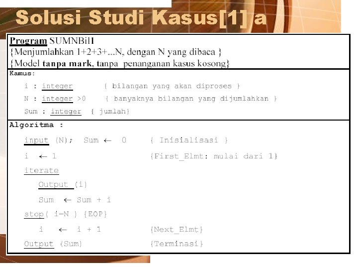 Solusi Studi Kasus[1] a 