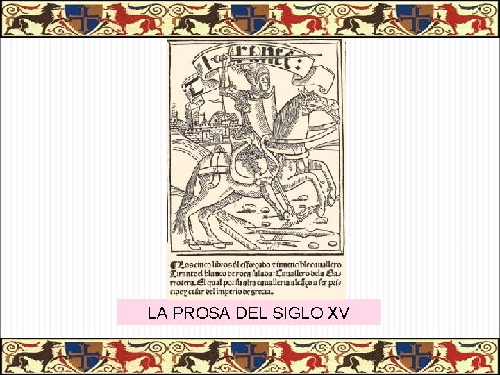 LA PROSA DEL SIGLO XV 