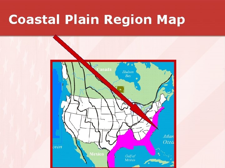 Coastal Plain Region Map Coastal Plain Region Map