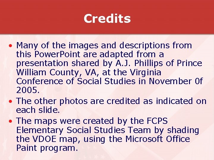 Credits • Many of the images and descriptions from this Power. Point are adapted Credits • Many of the images and descriptions from this Power. Point are adapted