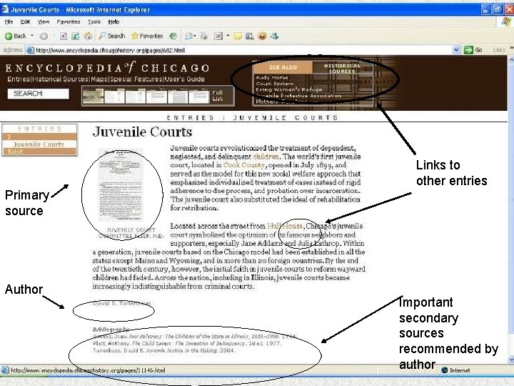 Links to other entries Primary source Author Important secondary sources recommended by author 