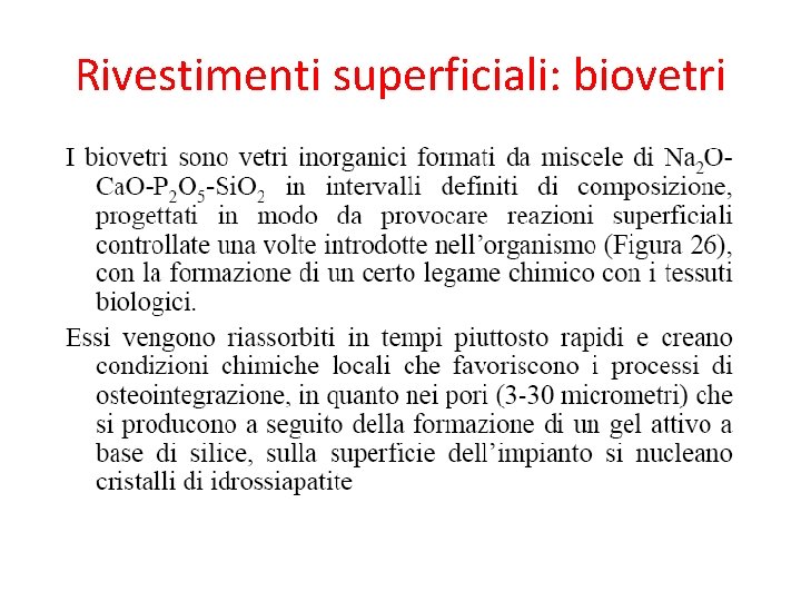 Rivestimenti superficiali: biovetri 