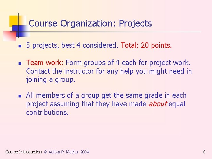 Course Introduction CS 178 Programming with Multimedia Objects