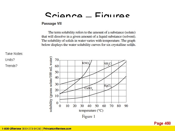 Science – Figures Take Notes: Units? Trends? Page 468 