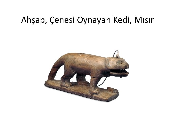 Ahşap, Çenesi Oynayan Kedi, Mısır M. Ö 1300 