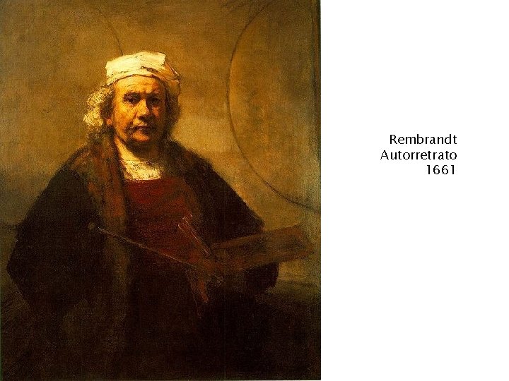 Rembrandt Autorretrato 1661 