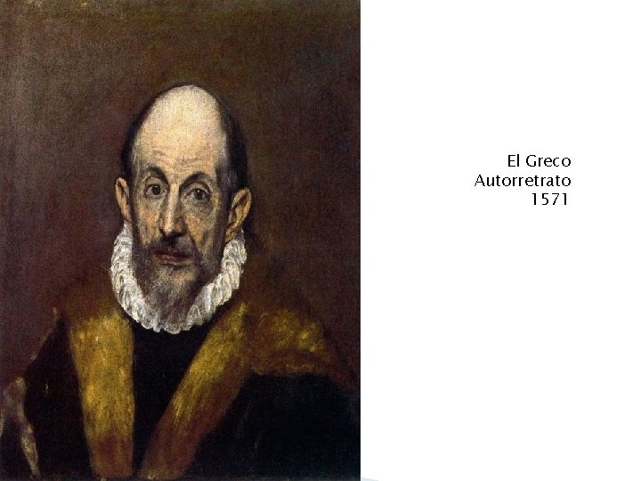 El Greco Autorretrato 1571 