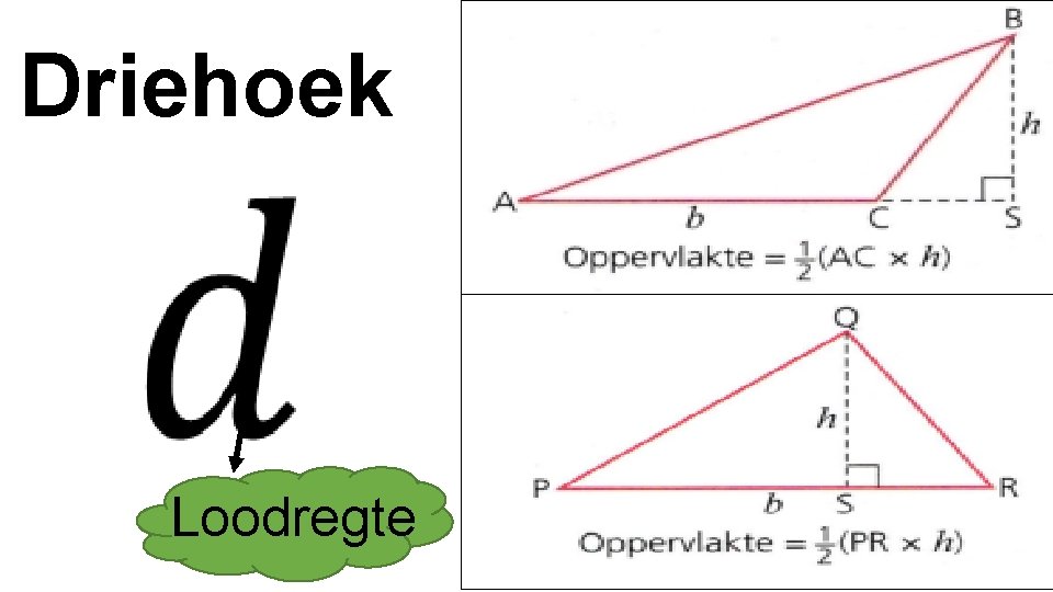 Driehoek Loodregte 