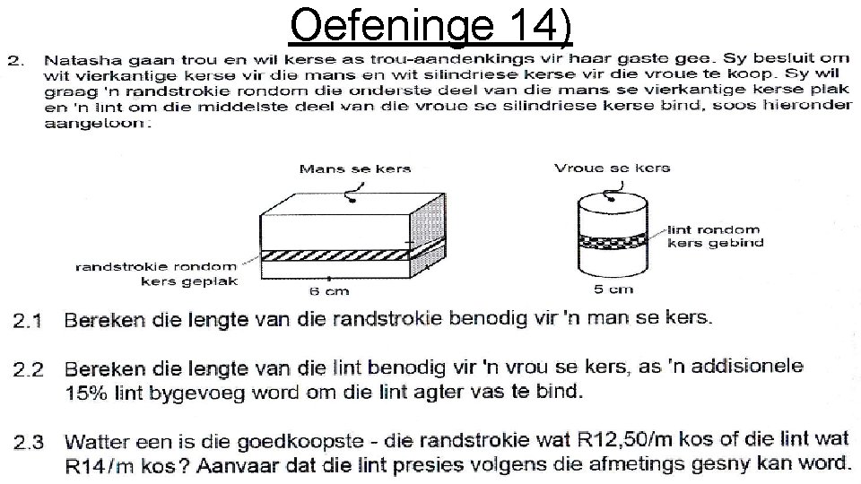 Oefeninge 14) 