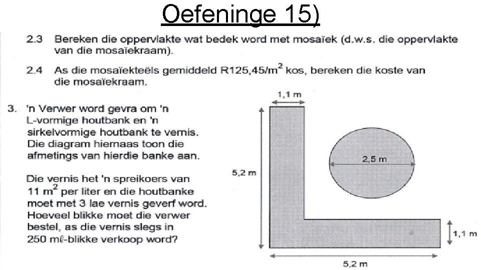 Oefeninge 15) 