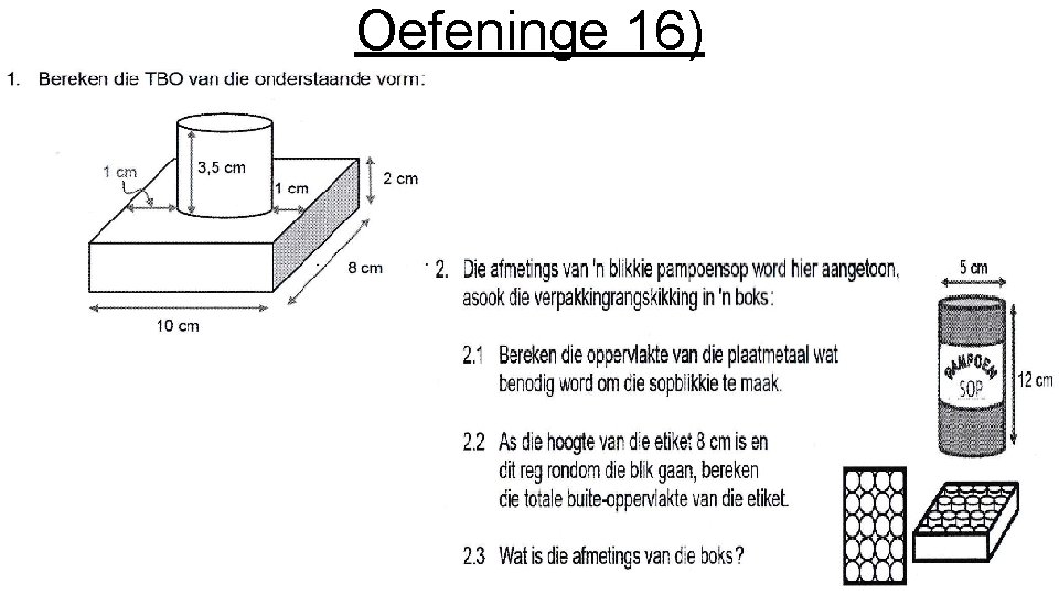 Oefeninge 16) 