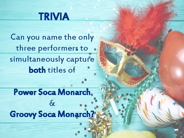 TRIVIA Can you name the only three performers to simultaneously capture both titles of