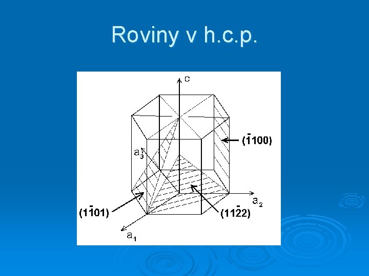 Roviny v h. c. p. 